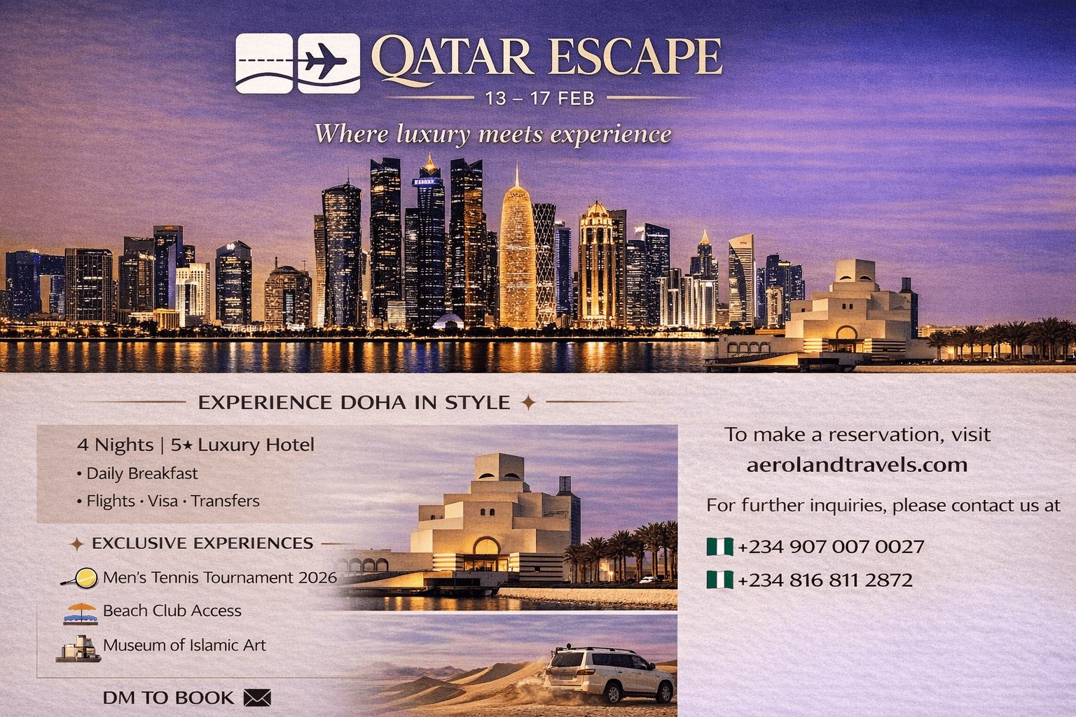QATAR ESCAPE